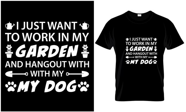 Gardening tshirt design vector graphic