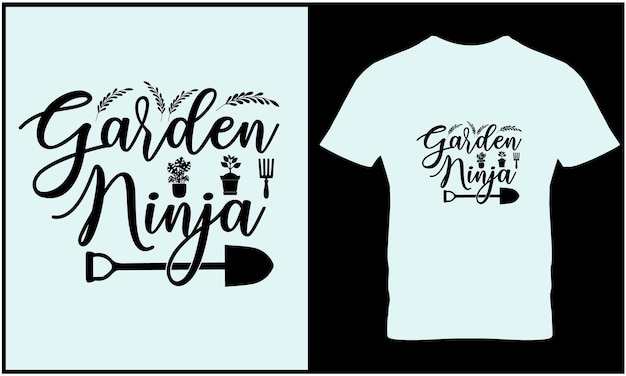 Gardening tshirt design vector graphic