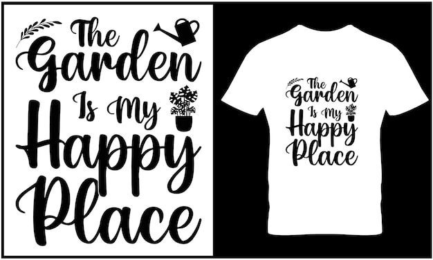Gardening tshirt design vector graphic