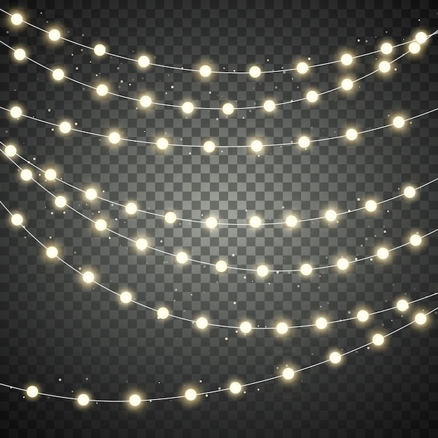 Vector garland holiday decoration element