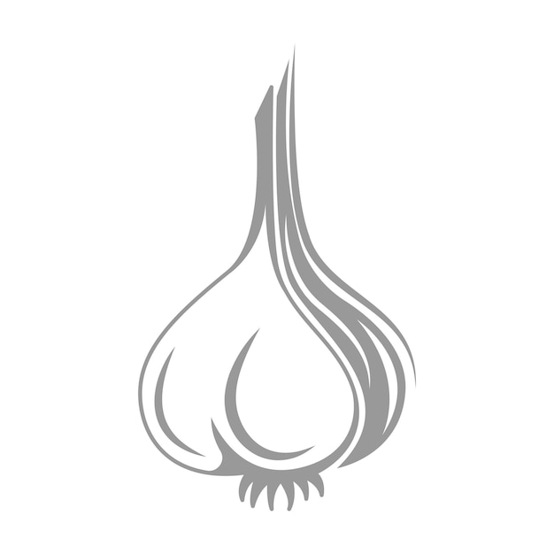 Garlic icon logo design