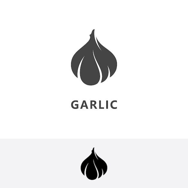 Garlic logo icon vector illustration