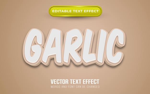 Garlic text effect