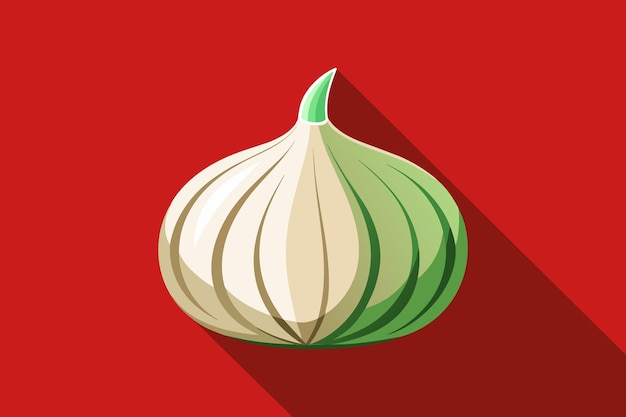 garlic vegetable background