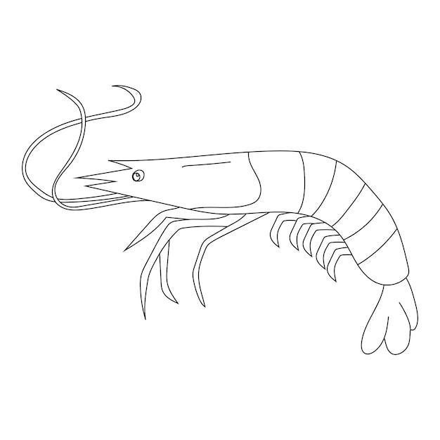 Garnalen Clipart Waterdieren en zeedieren Clipart