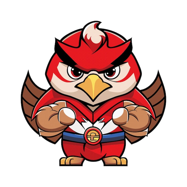 garuda bird character clipart artwork