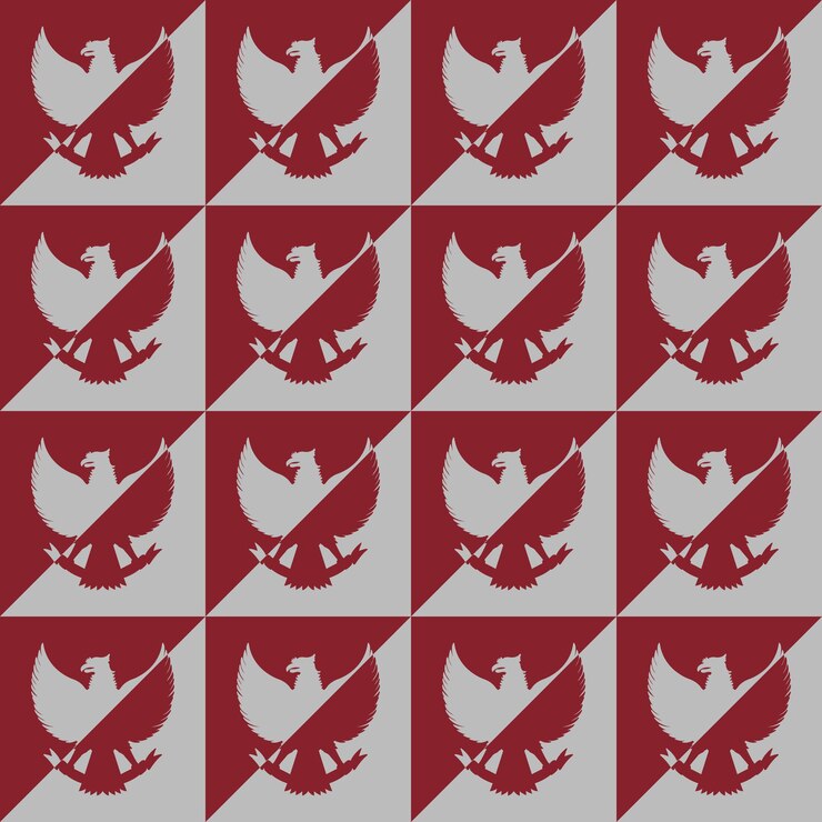 Vector garuda indonesia pattern