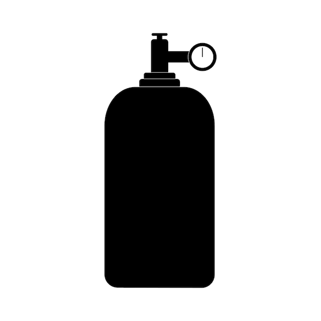 gas cylinder icon logo vector design