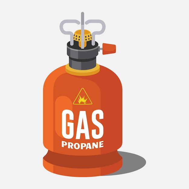 gas cylinder vector icon2