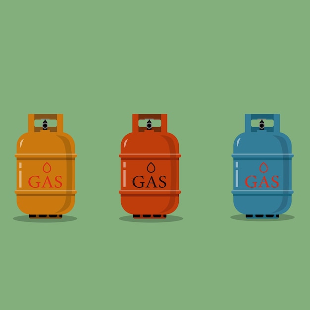 Vector gas cylinders