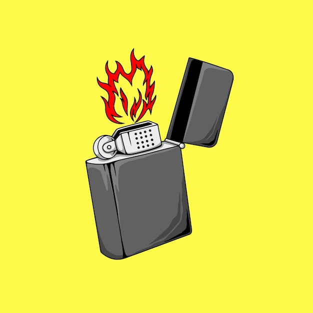 gas lighter illustration