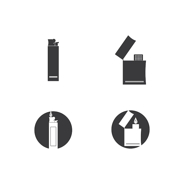 Gas Lighter vector icon illustration design