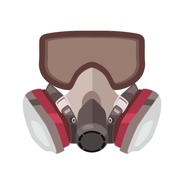 Vector gas mask respirator