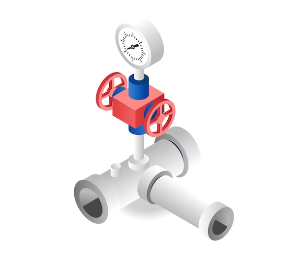 Vector gas and oil pressure gauge regulator