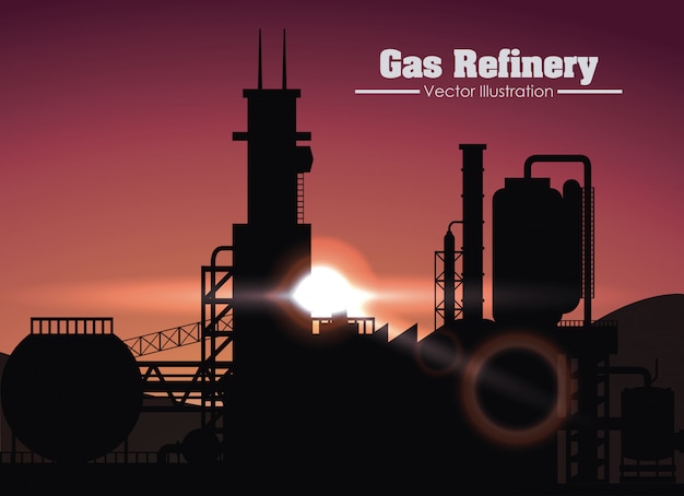 Vector gas refinery design