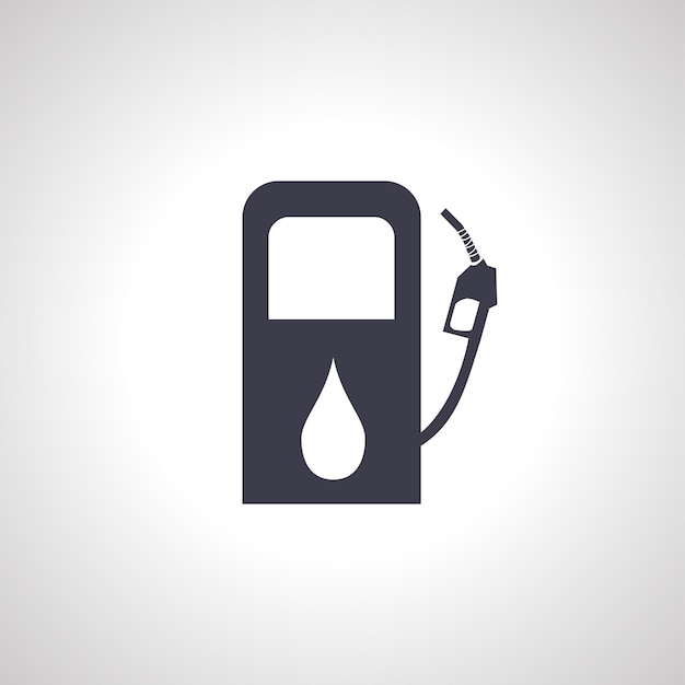 Vector gas station icon gasoline pump icon fuel sign