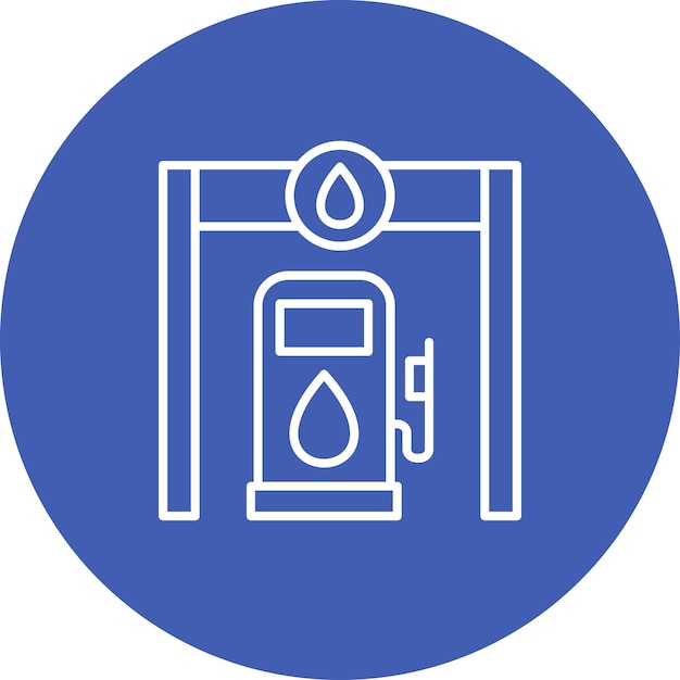 Vector gas station icon vector image can be used for city elements