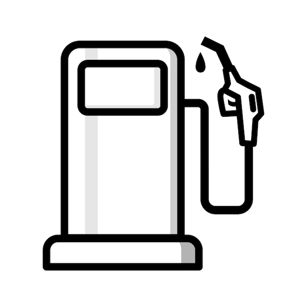 Vector gas station icon vector