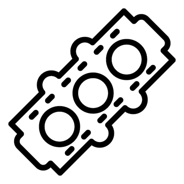 Vector gasket icon style