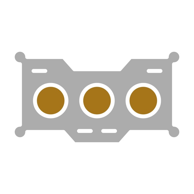 Vector gasket icon style