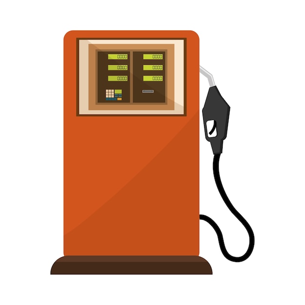 gasoline or oil industry related icons image 