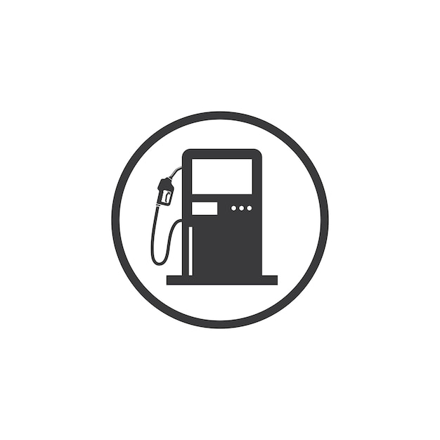 Gasoline refueling station vector illustration design