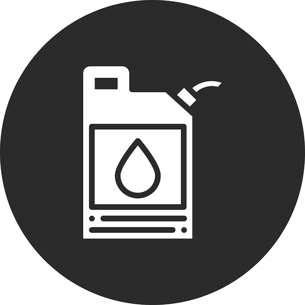 Gasoline vector icon illustration of Petrol Industry iconset