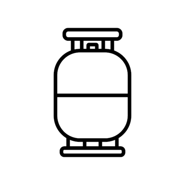 gastank pictogram vector ontwerpsjabloon op witte achtergrond