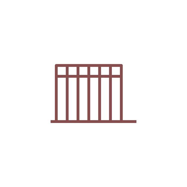 Gate icon vector design templates