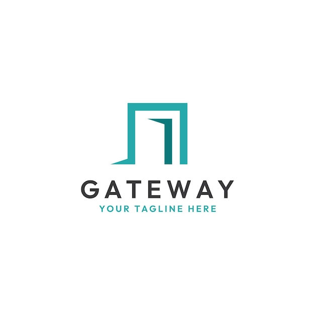 Шаблон векторного дизайна логотипа gateway для вдохновения