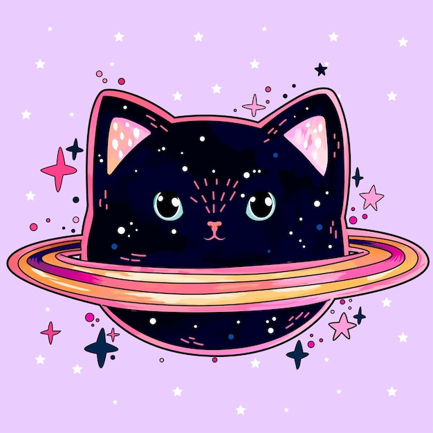 Gato Saturno para nina