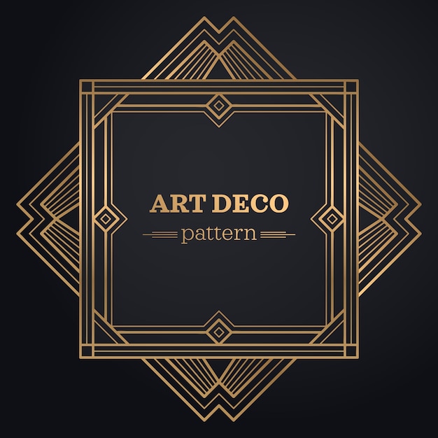 gatsby art deco achtergrond