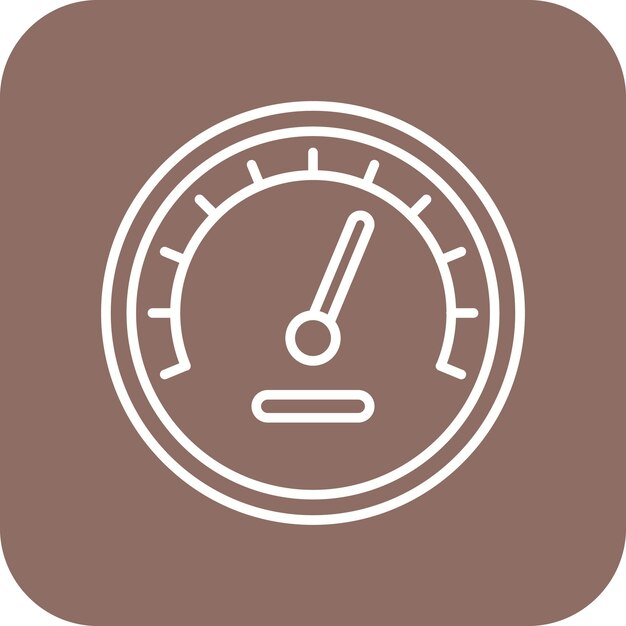 Gauge vector icoon Kan worden gebruikt voor benzine industrie iconen