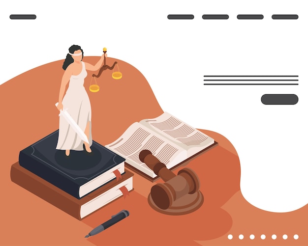 Vector gavel and legal icons