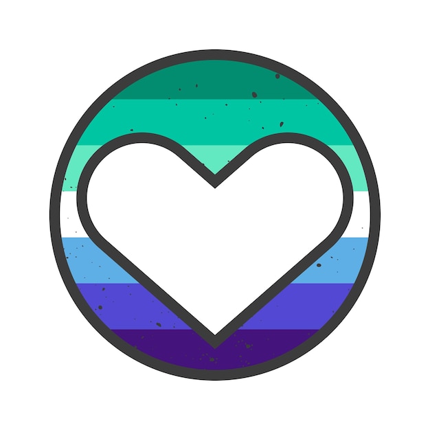 Vector gay pride lgbtq-vlag pride-maand