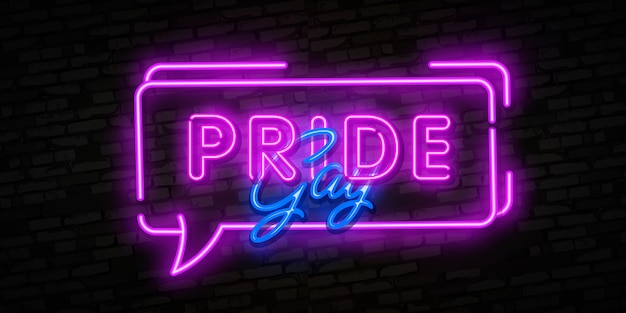 Gay pride neonreclame