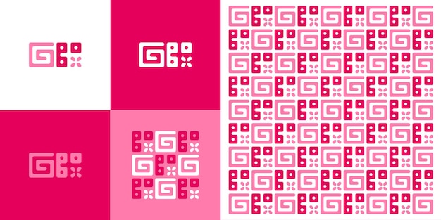 Gbox logo and pattern