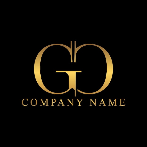 GC Initial Letter Monogram Logo OR Gc logo Icon vector illustration in golden color