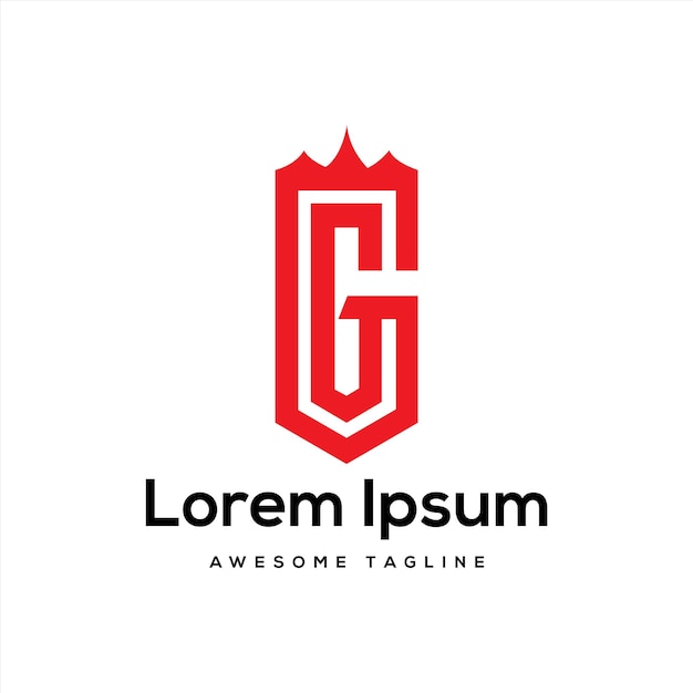 Дизайн логотипа букв GC