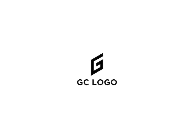 gc logo design vector illustration 