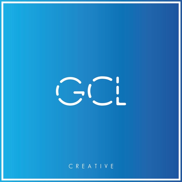 GCL Premium Vector laatst Logo Design Creatief Logo Vector Illustratie Monogram Minimaal Logo