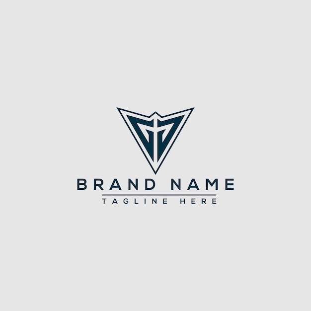 GD Logo Design Template Vector Graphic Branding Element.