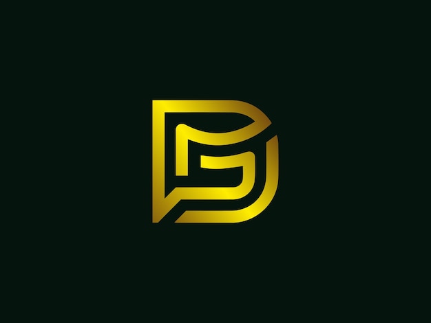 Vector gd logo design