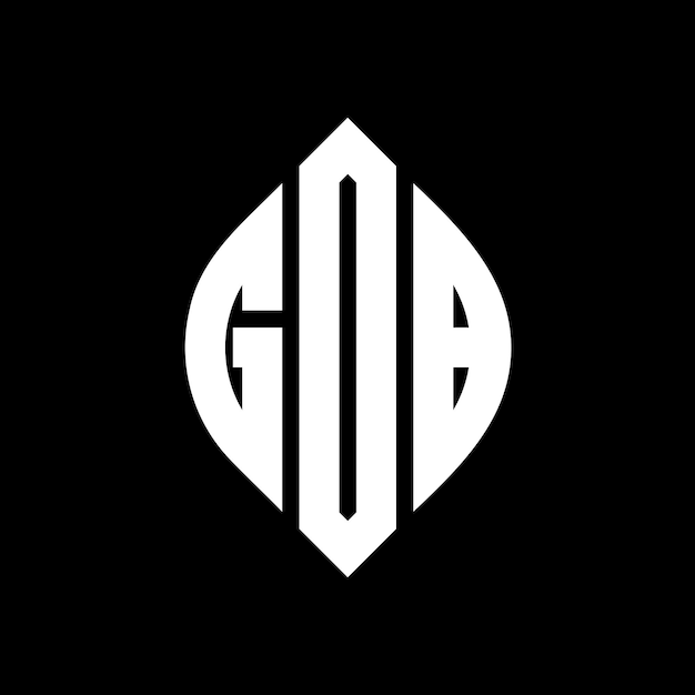 GDB 圓形字母標誌設計 圓形和圆形 GDB 圆字母設計 三個頭字母形成一個圓形標誌 GDB 圆形章 摘要 單字母 字母 標誌 矢量