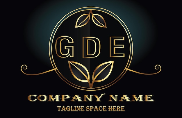 Vector gde letter logo