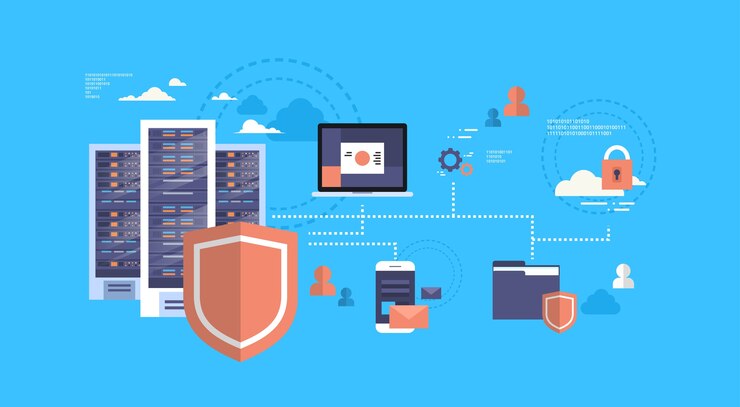 Vector gdpr isometric infographic data privacy 