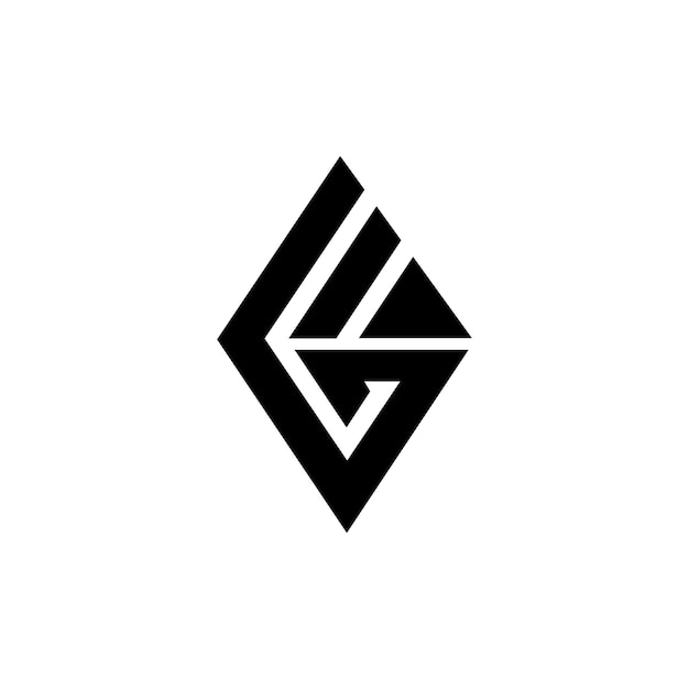 GE Initials logo design Initial Letter Logo Creative Luxury logo template