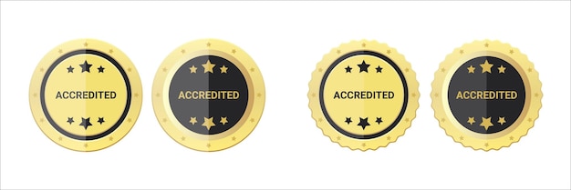 geaccrediteerde professionele zegellabelbadge