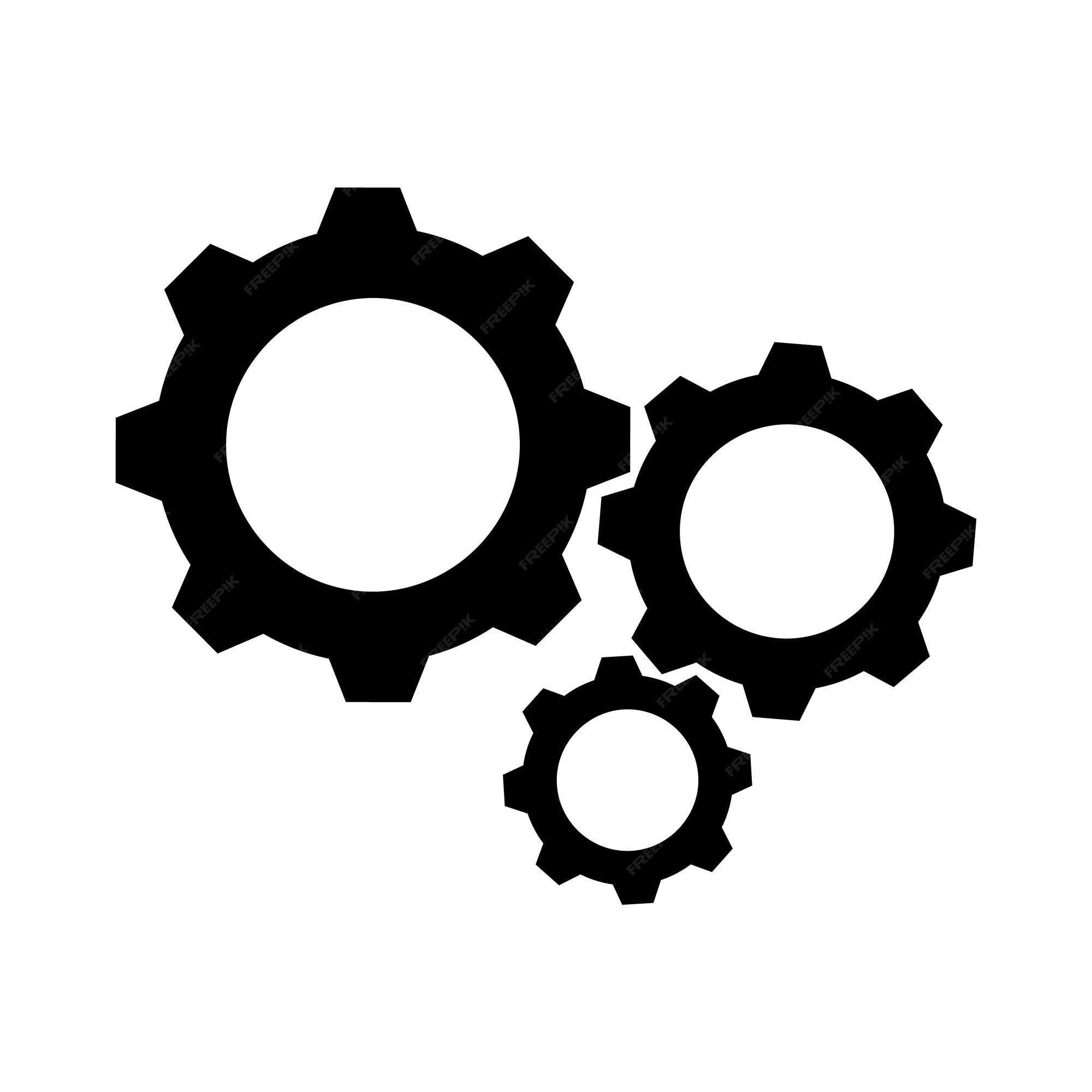 Gear icon symbol sign  Symbols, Vector art, Gears