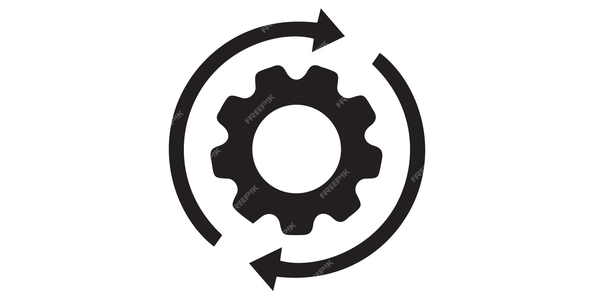 Premium Vector | Gear Icon On Transparent Background.